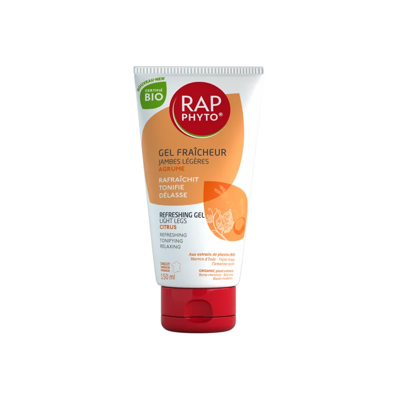 Rap Phyto gel fraîcheur jambes légères Agrume 150ml