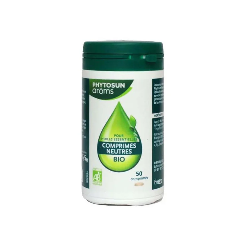 Phytosun Arôms Comprimés neutres bio 50 comprimés