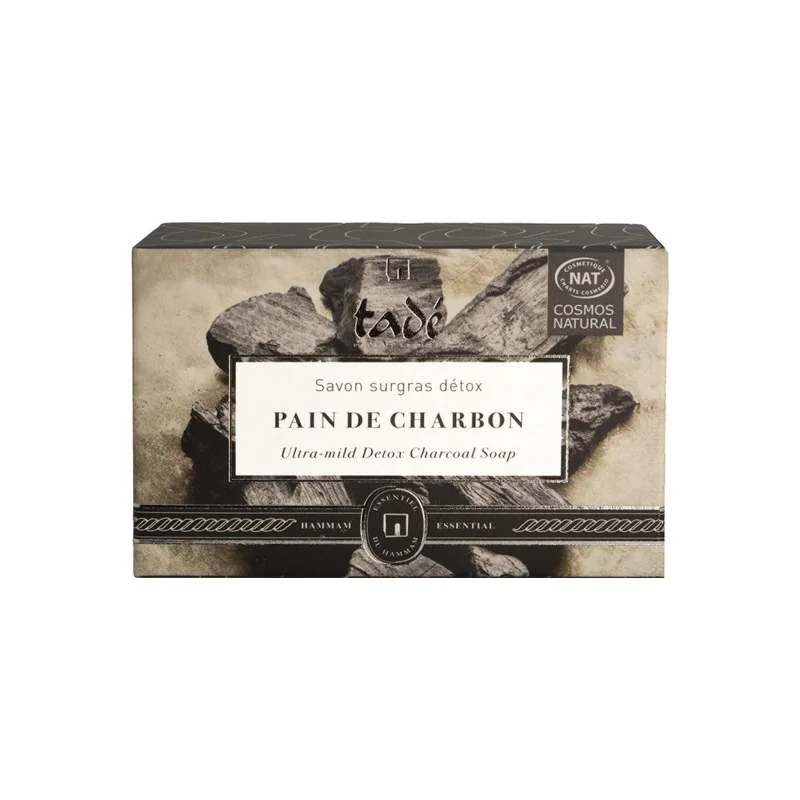Tadé savon surgras détox pain de charbon 140gr