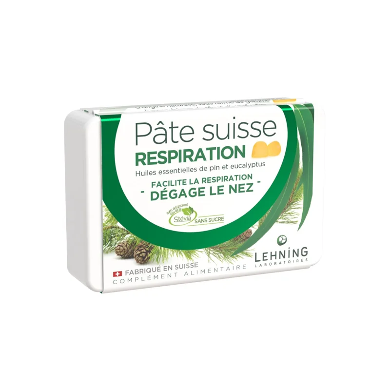 Lehning Pâte Suisse respiration 40 gommes