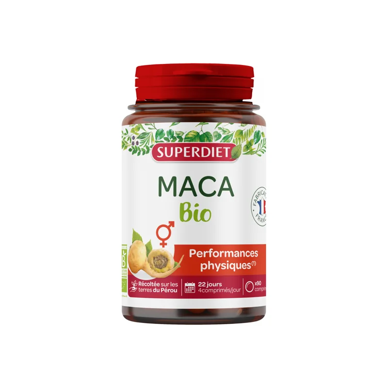 Superdiet Maca bio 90 comprimés