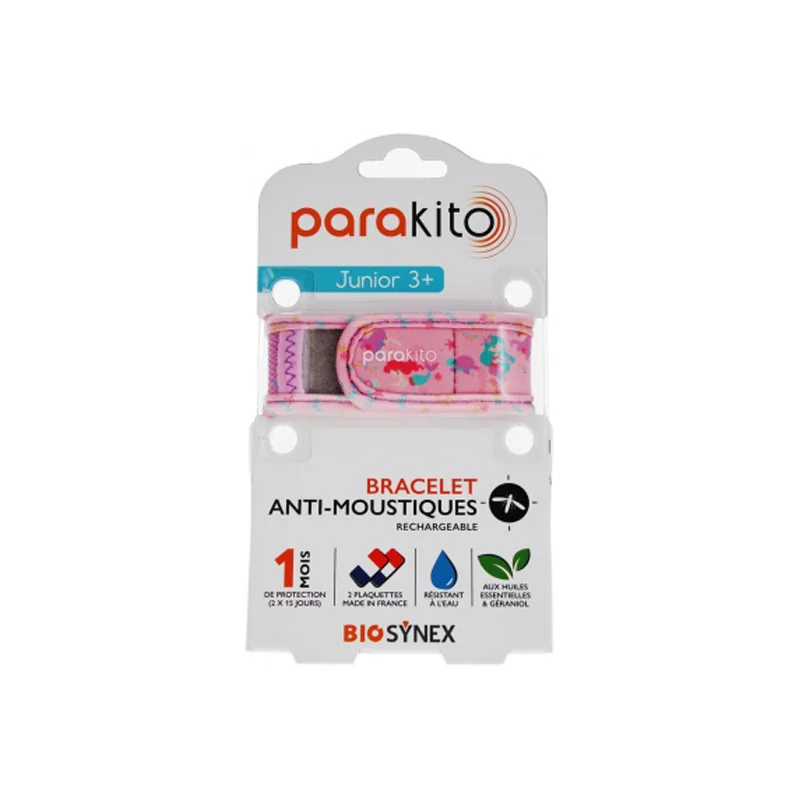 Parakito Junior 2 bracelet anti-moustiques rechargeable Sirènes