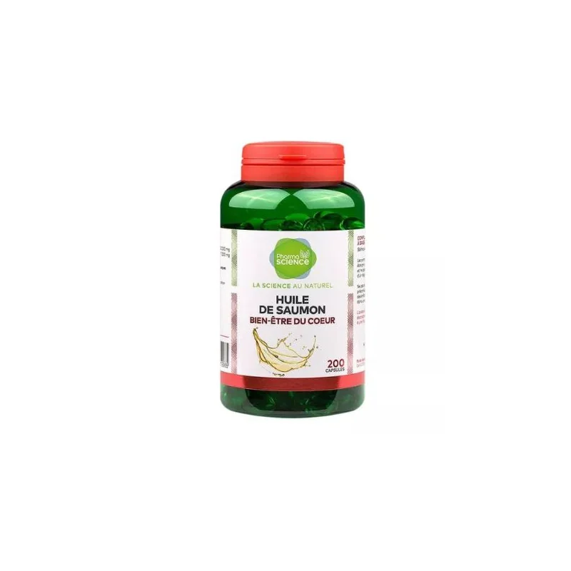Pharmascience Huile de saumon 200 capsules