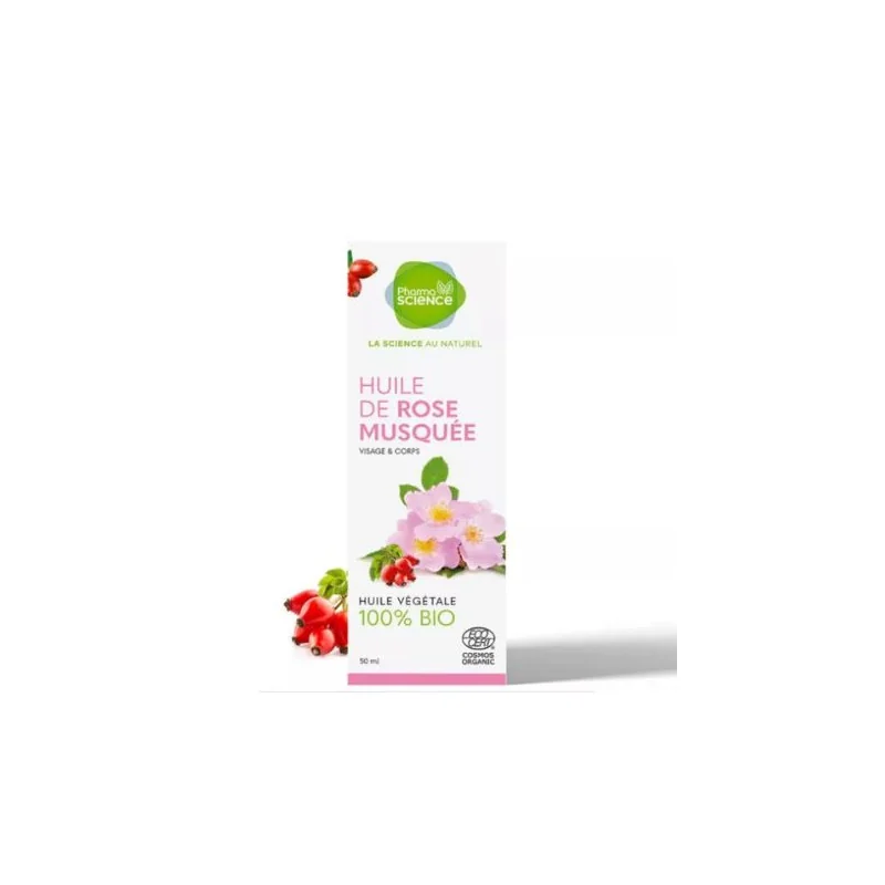 Pharmascience Huile de Rose Musquée Bio 50ml