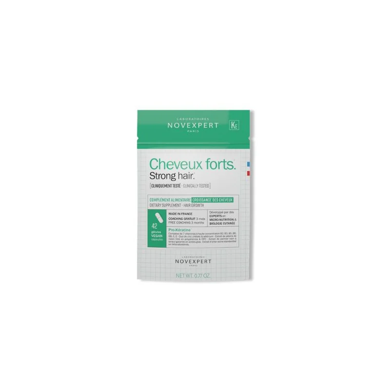 NOVEXPERT Cheveux forts Compléments alimentaires 42 gélules