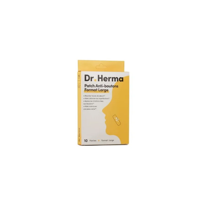 Dr Herma Patch Anti-Boutons 10 Patchs