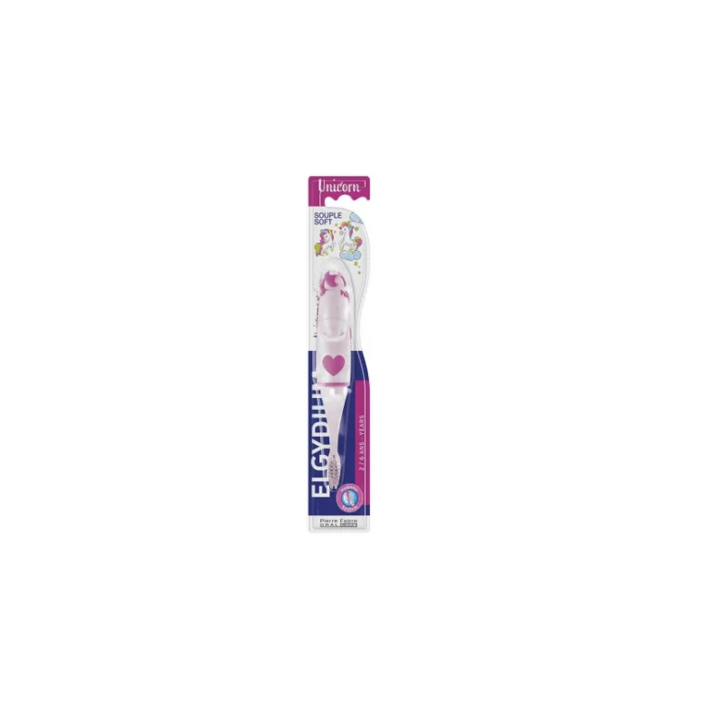 Elgydium Kids Unicorn 2/6 ans Brosse à dents enfant