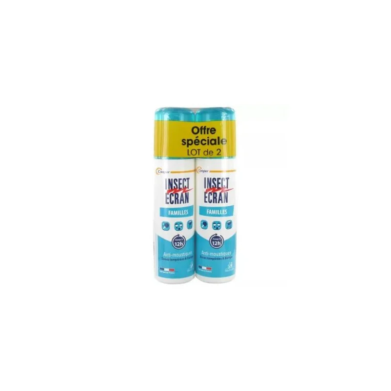 COOPER Insect Ecran Familles Lot de 2 x 100 ml