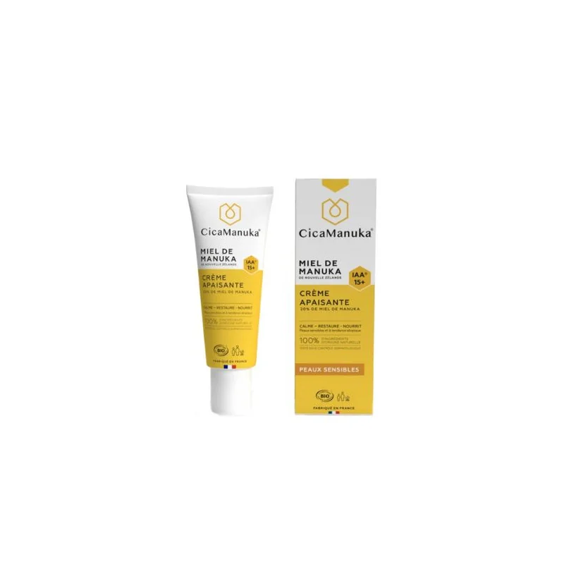 Crème apaisante au miel de Manuka IAA15+ 40ml