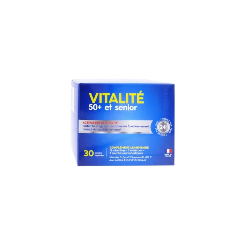 VITALITE 50+ ET SENIOR 30 GELULES
