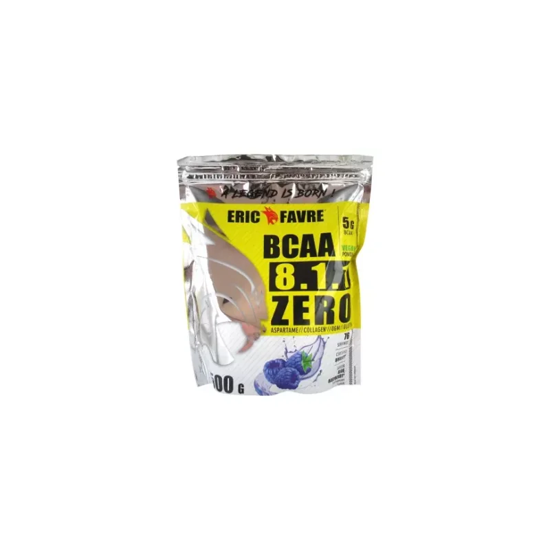 Eric Favre BCAA 8.1.1 Zero 500 g - Goût : Framboise Bleue