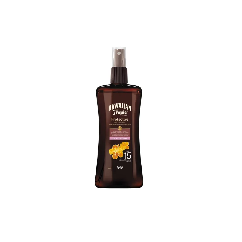 Hawaiian Tropic Protective Huile Sèche SPF15 200 ml