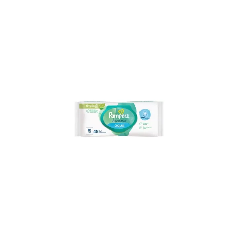 Pampers Harmonie Aqua 48 Lingettes