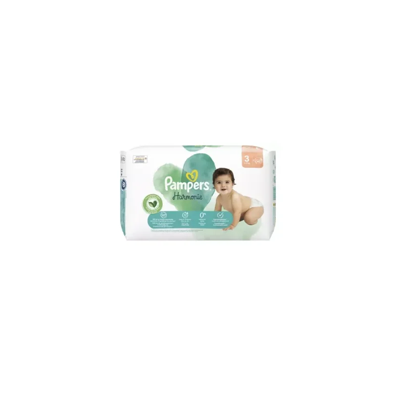 Pampers Harmonie 42 Couches Taille 3 (6-10 kg)