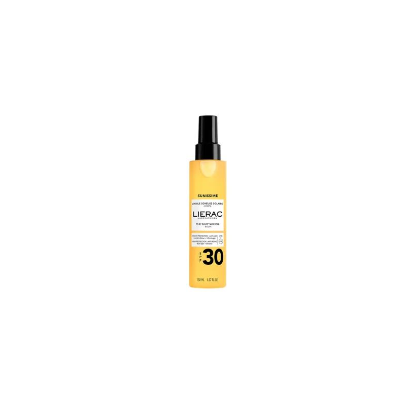 Lierac Sunissime L'Huile Soyeuse Solaire SPF30 Corps 150ml