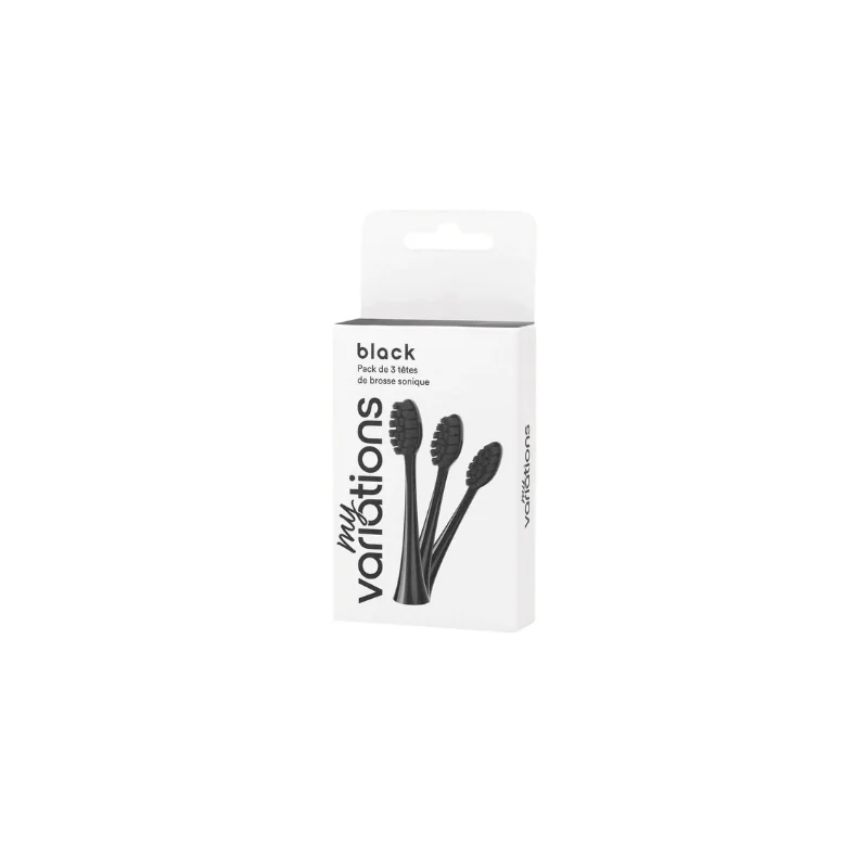 MyVariations Pack 3 têtes de brosse à dents Onyx-Black
