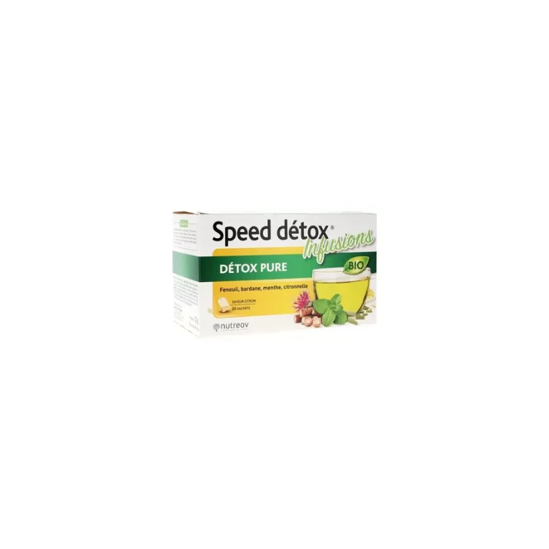 Nutreov Speed Détox Détox Pure Infusion Bio 20 Sachets