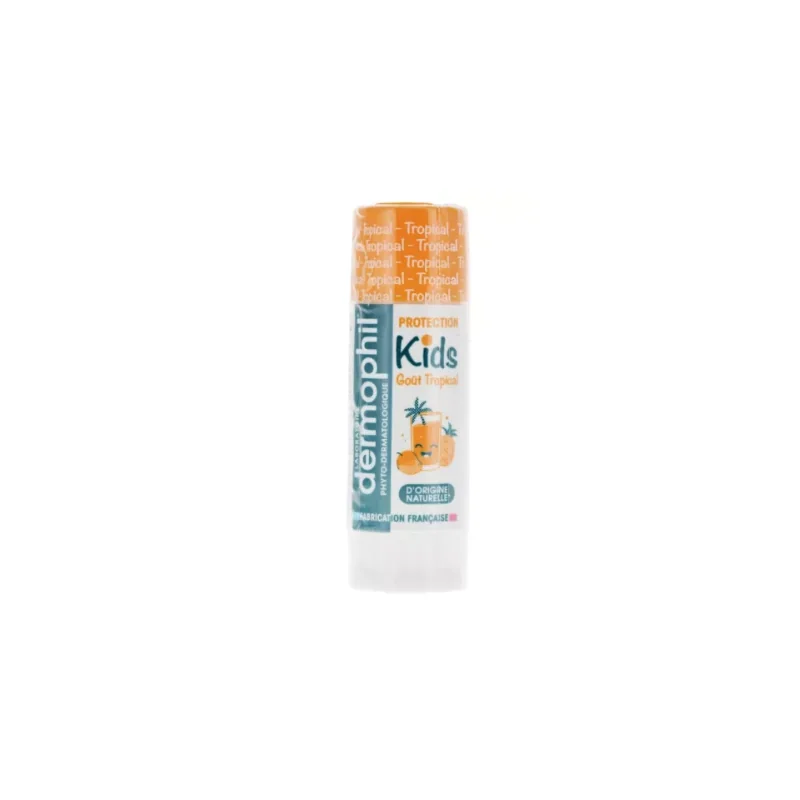 Dermophil Kids Protection Lèvres 4 g Parfum Tropical