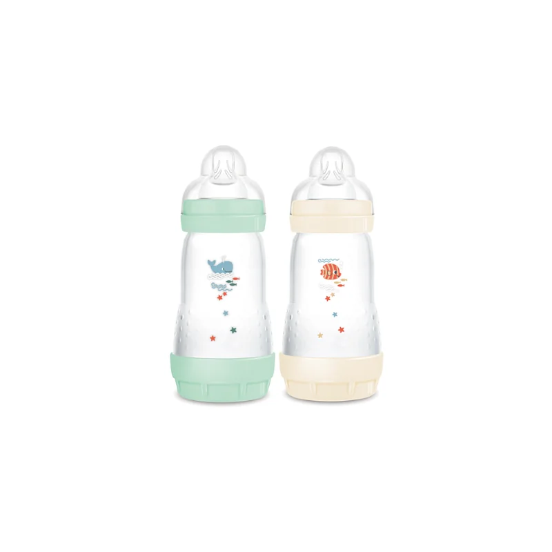 MAM Easy Start Biberon Anti-Colique Débit Moyen 260ml x2