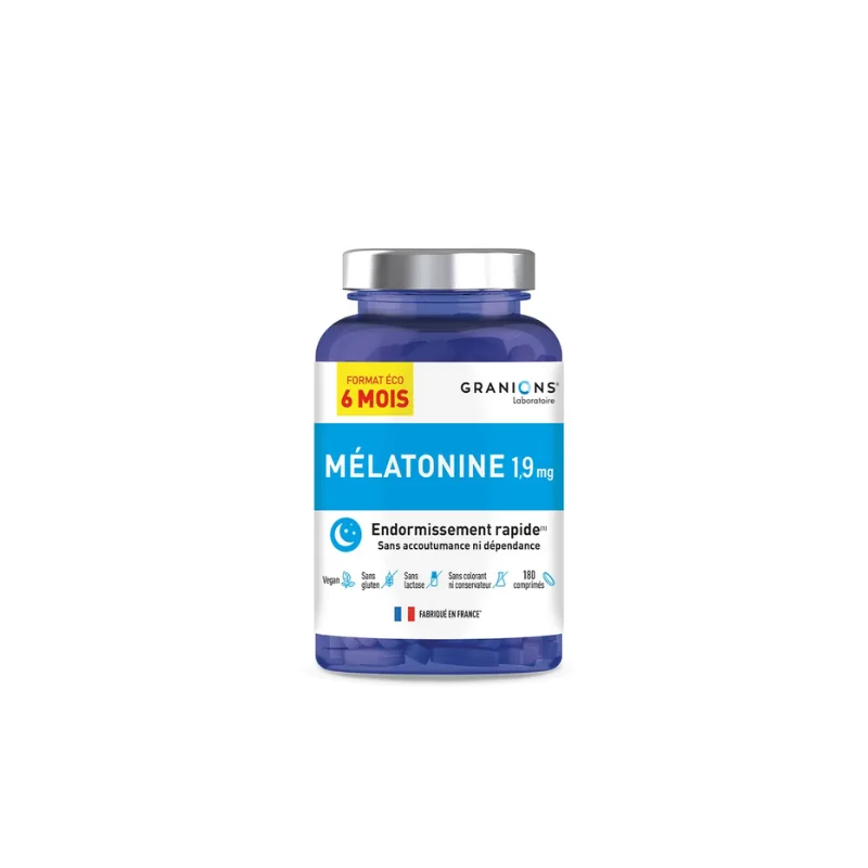 Granions Mélatonine 1.9mg 180 comprimés