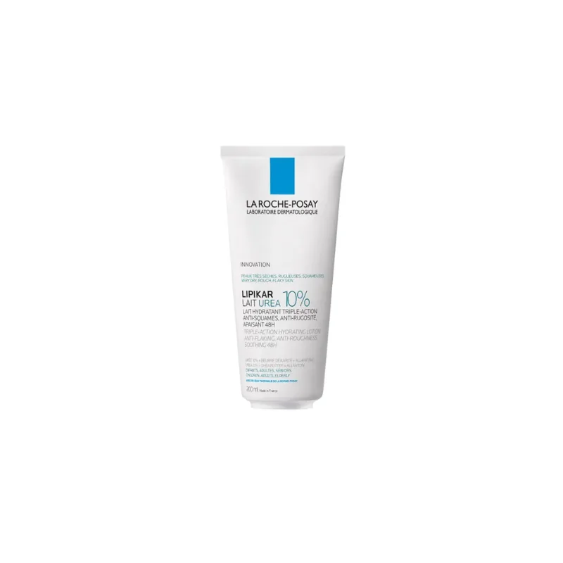 LA ROCHE-POSAY LIPIKAR UREA 10% - Lait Hydratant, 200ml