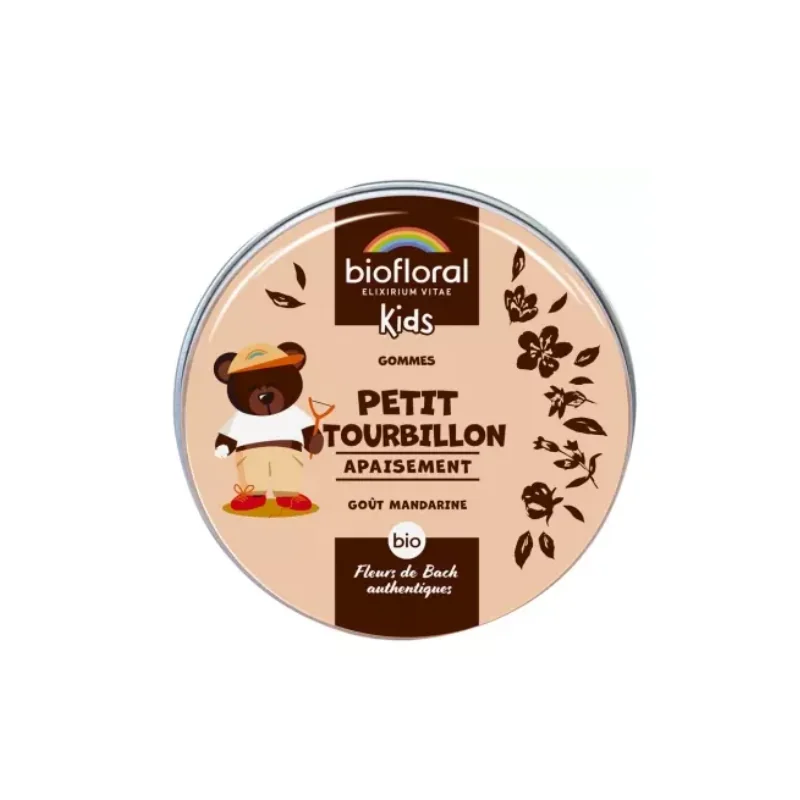 Biofloral Kids Gommes Petit Tourbillon Apaisement Bio 45 g