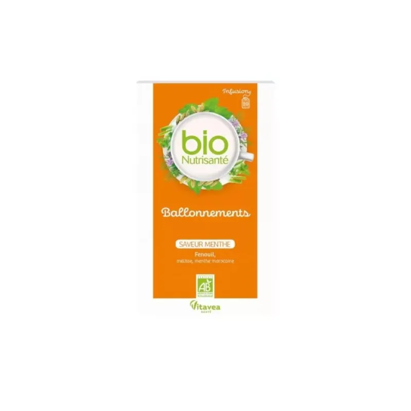 Vitavea Infusion Ballonnements Bio 20 Sachets