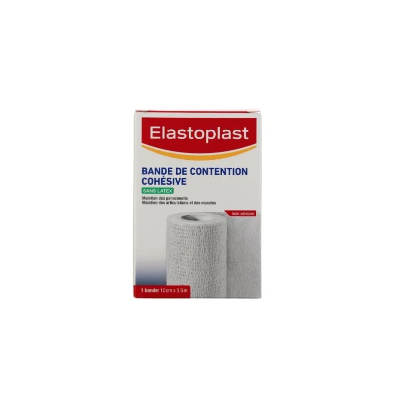 ELASTOPLAST Bande cohésive 10 cm x 3,5 m Blanc