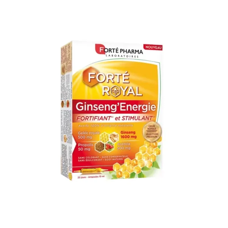 Forté Pharma  Royal Ginseng'Energie 20 Ampoules