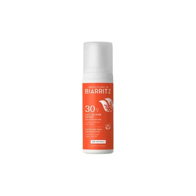 Laboratoires de Biarritz Lait Solaire Satiné SPF30 100 ml