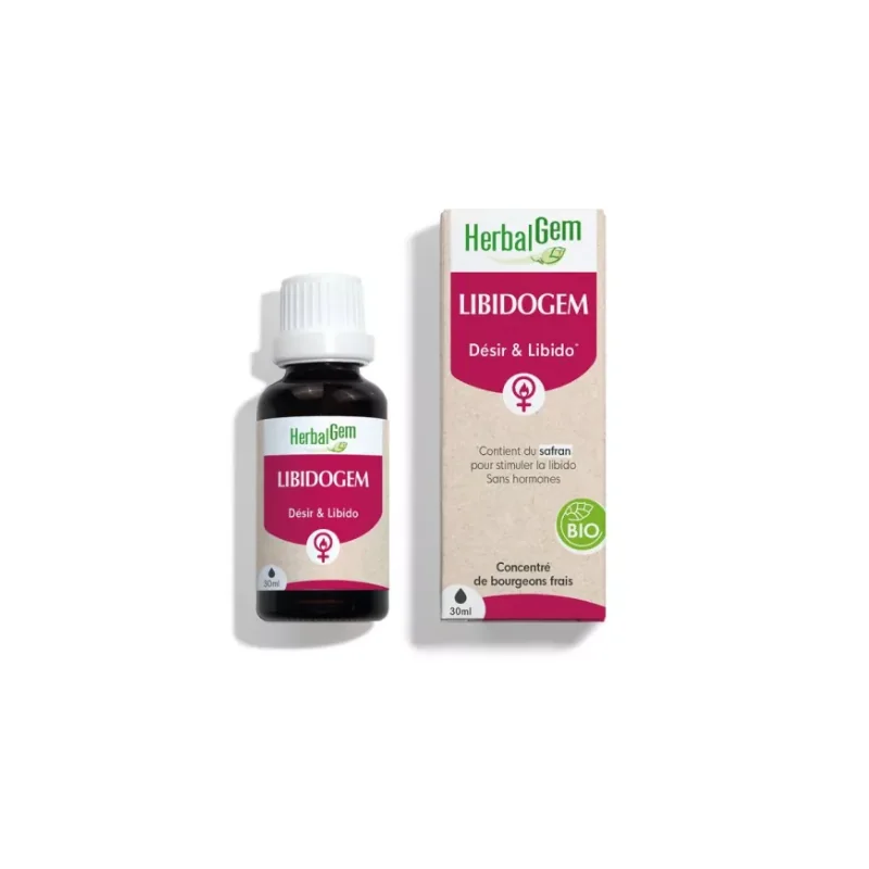 HERBALGEM Libidogem Désir et Libido Bio 30ml Sans Hormones