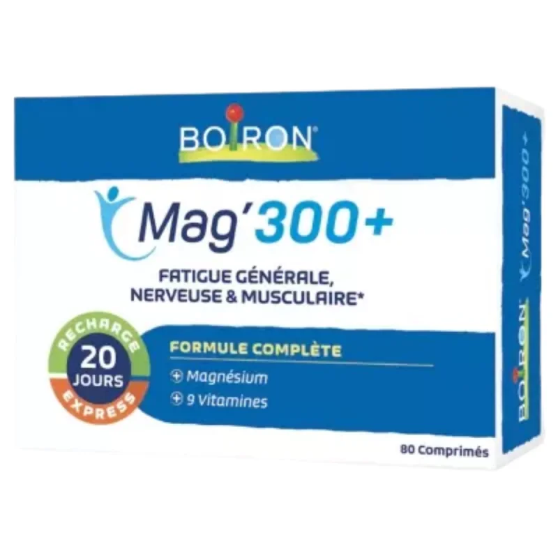 Boiron Mag'300+ 80 Comprimés
