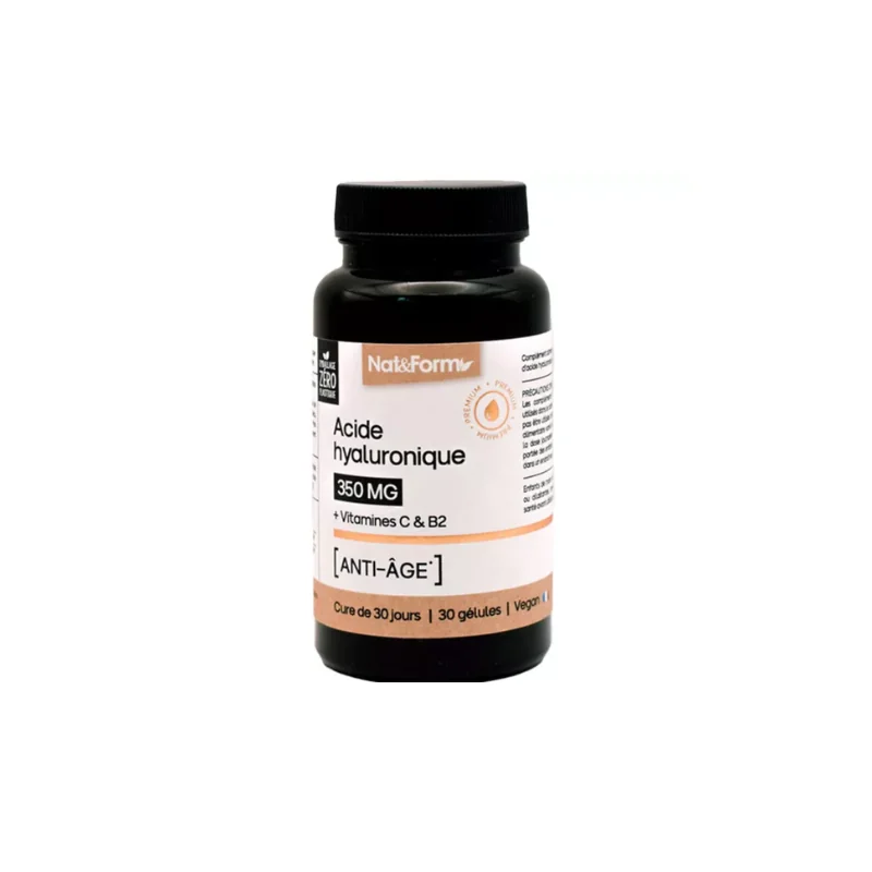 Nat & Form Nutraceutique Acide Hyaluronique 30 Gélules