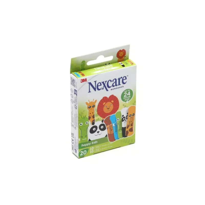 Nexcare Pansements Jungle Happy Kids X20