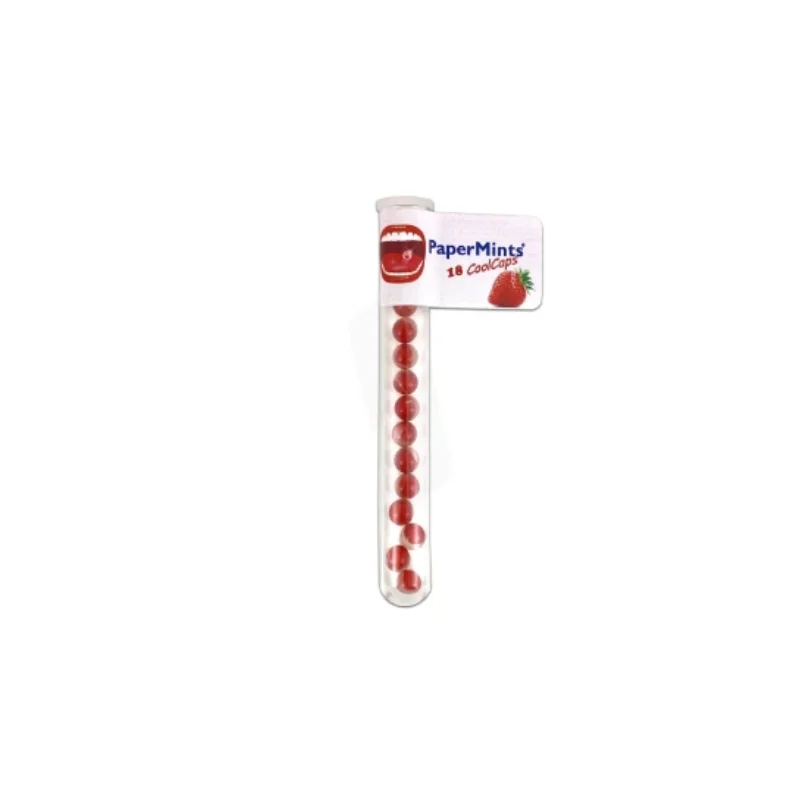 PaperMints Cool Caps fraise - 18 capsules rafraichissantes