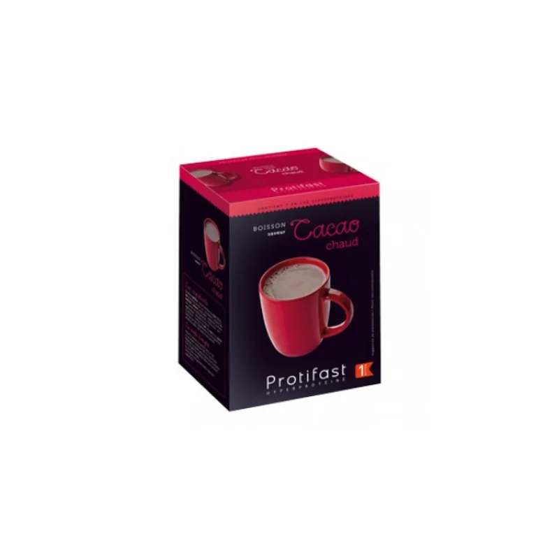 Protifast Boisson hyperprotéinée Cacao chaud - 7 sachets x 26,5 g