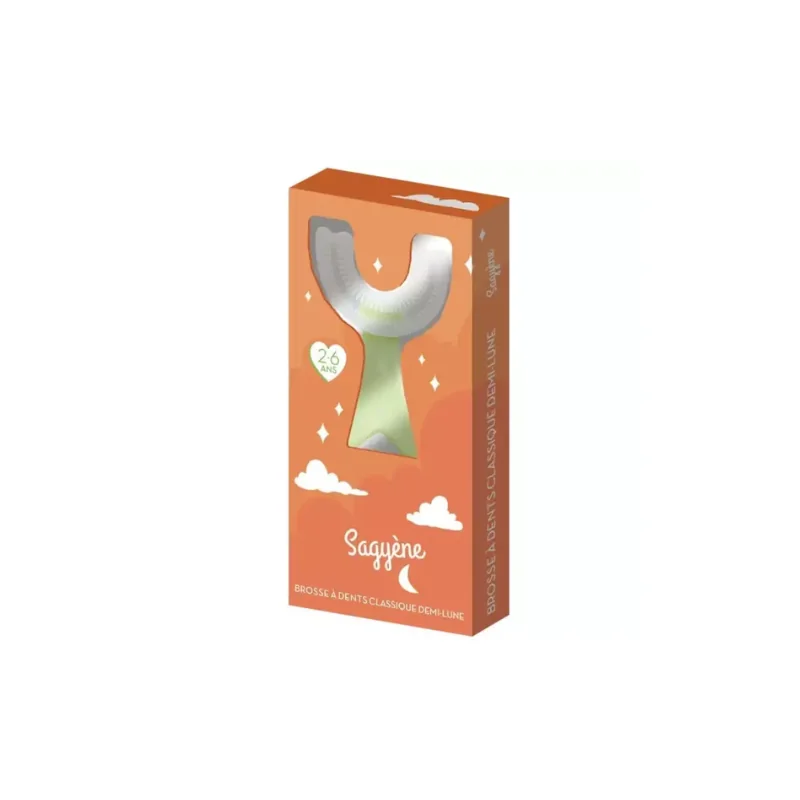 Sagyène Brosse à dent enfant demi-lune 2/6 ans