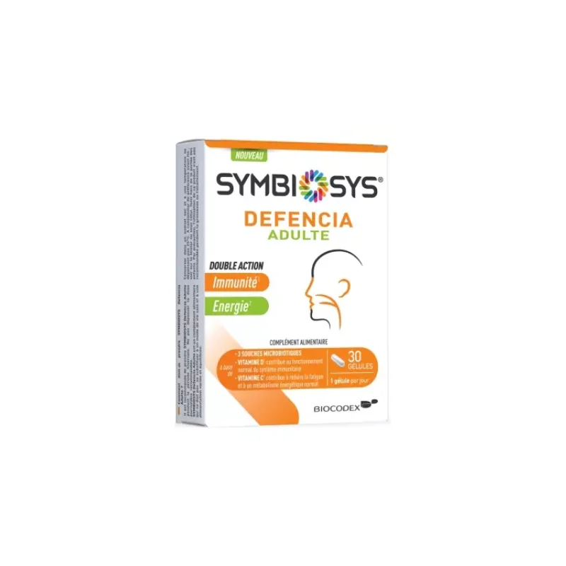 Biocodex Symbiosys Defencia Adulte 30 Gélules