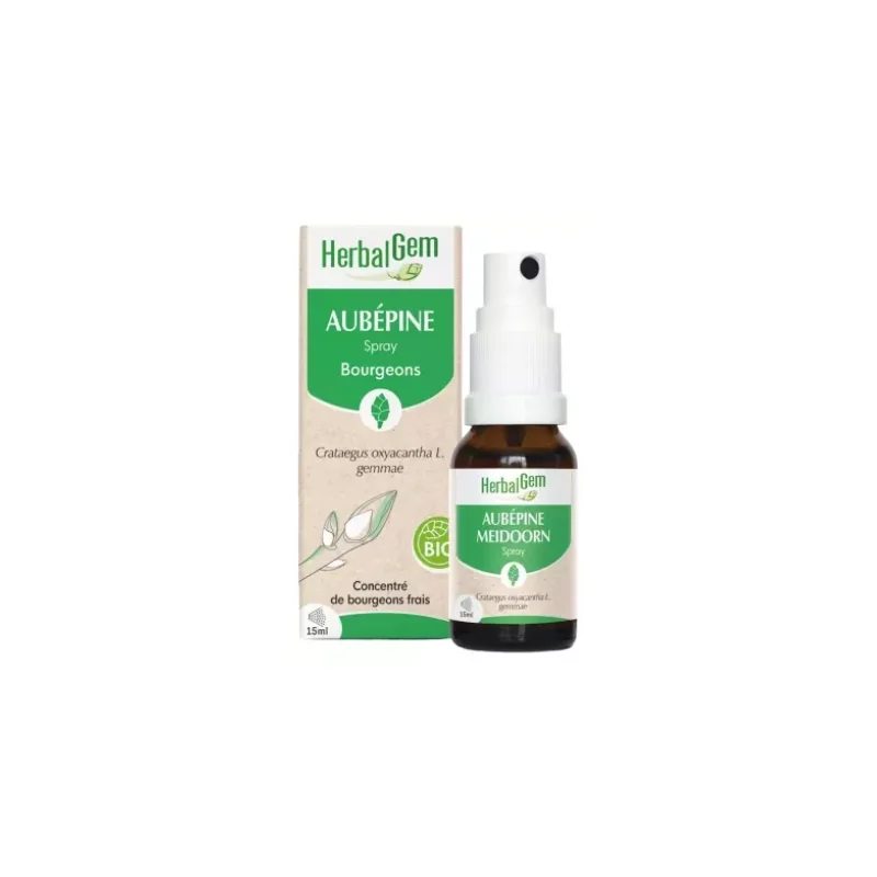 HerbalGem Aubépine Spray Bio 15 ml