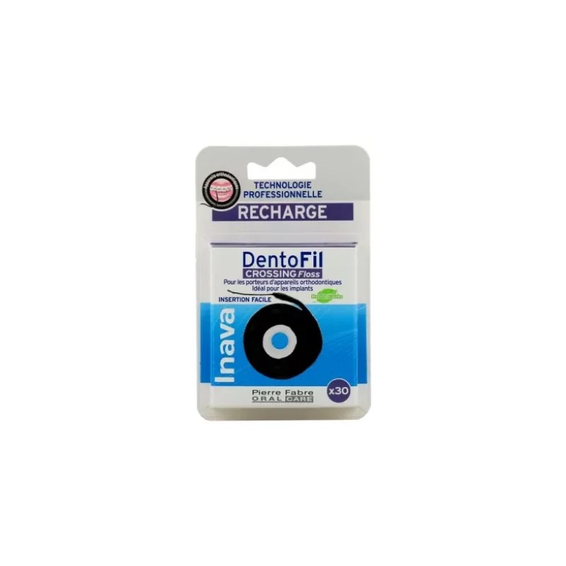 Inava Dentofil Crossing Floss Fil Dentaire Recharge 30 m
