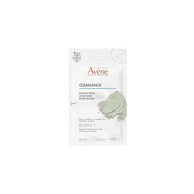 AVÈNE Cleanance Masque Détox 2x6ml
