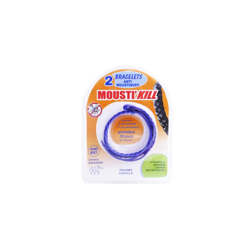 Mousti'kill Bracelet Anti moustique