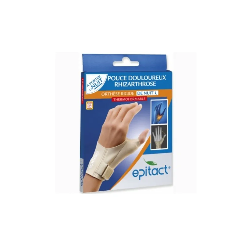 Epitact Orthèse Proprioceptive Pouce Main Gauche Nuit Taille S