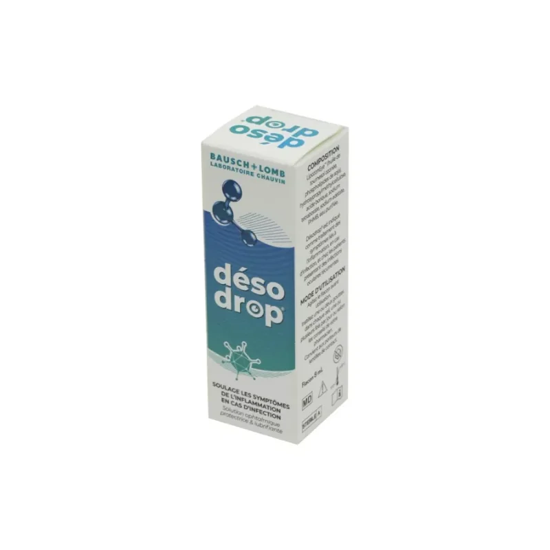DESODROP 8ml - Solution Ophtalmique Protectrice et Lubrifiante