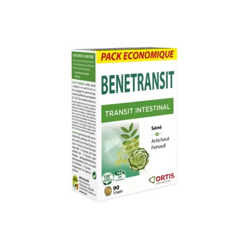 Ortis Bénétransit Transit Intestinal 90 Comprimés