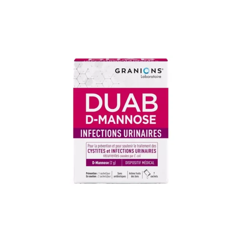 Granions Duab D-Mannose Infections Urinaires 7 Sachets