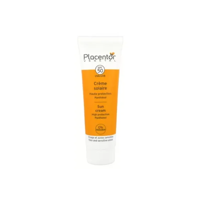 Placentor Végétal Crème Solaire Visage et Zones Sensibles SPF50 40 ml