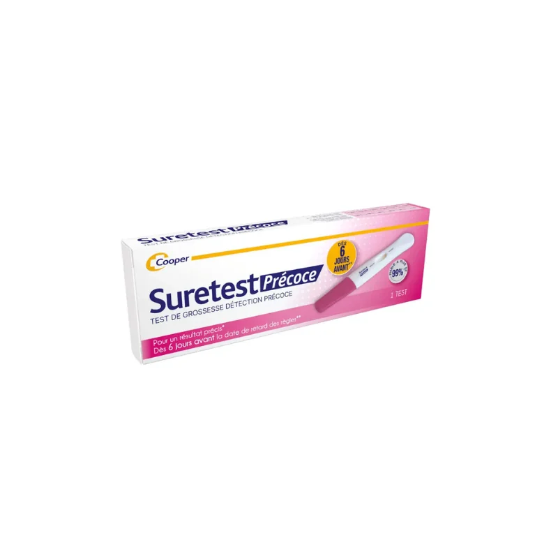 Cooper Suretest Test de Grossesse Précoce