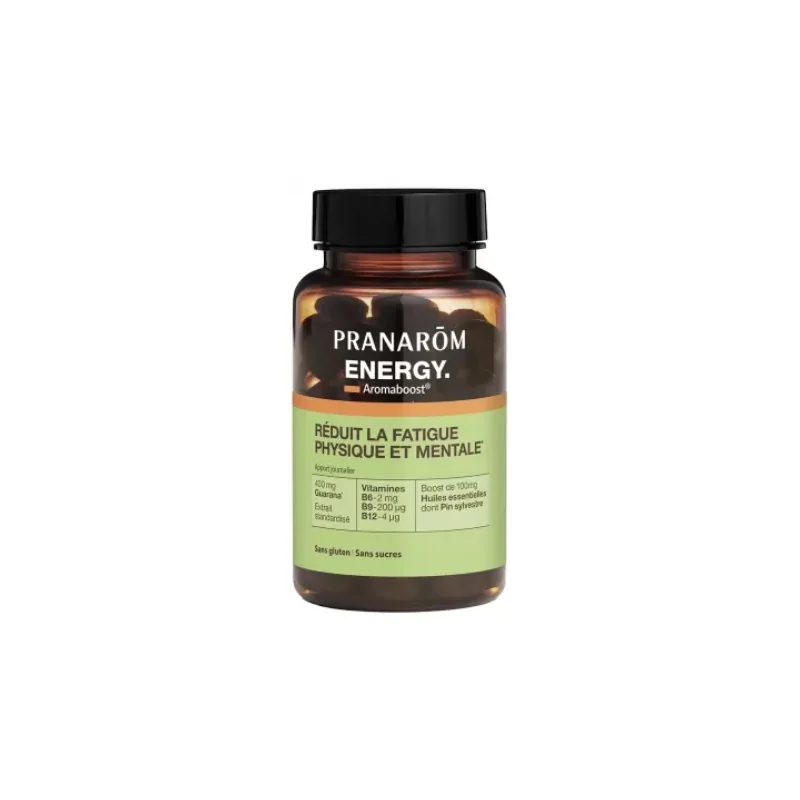 Pranarôm Aromaboost Energy - Énergie 60 Capsules
