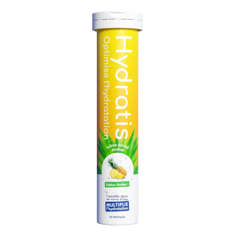 Hydratis Ananas - 20 pastilles effervescentes